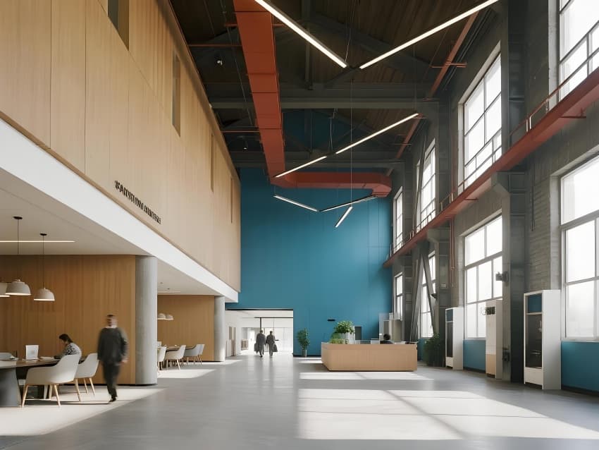 安慶辦公樓設(shè)計(jì)：3000平紡織廠辦公樓效果分享