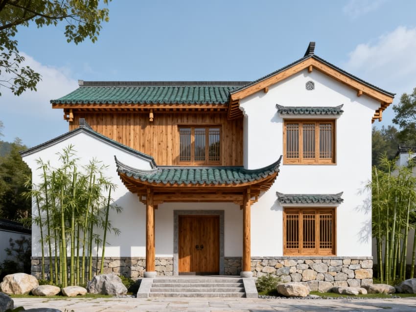 2800平六安新中式民宿裝修設(shè)計(jì)效果分享