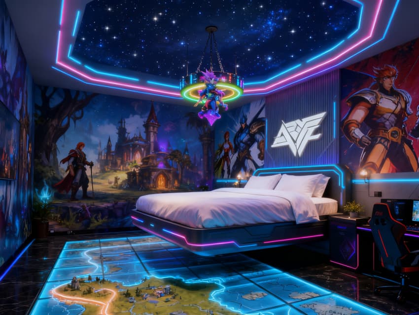 合肥酒店設(shè)計(jì)：6100平游戲主題電競(jìng)酒店效果分享