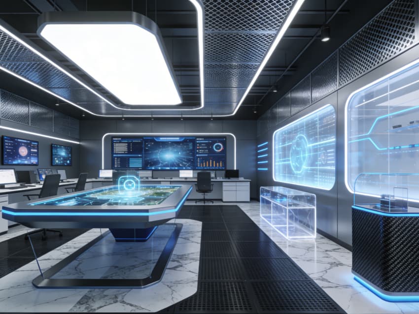 安慶2700平科技信息公司裝修設(shè)計(jì)效果分享