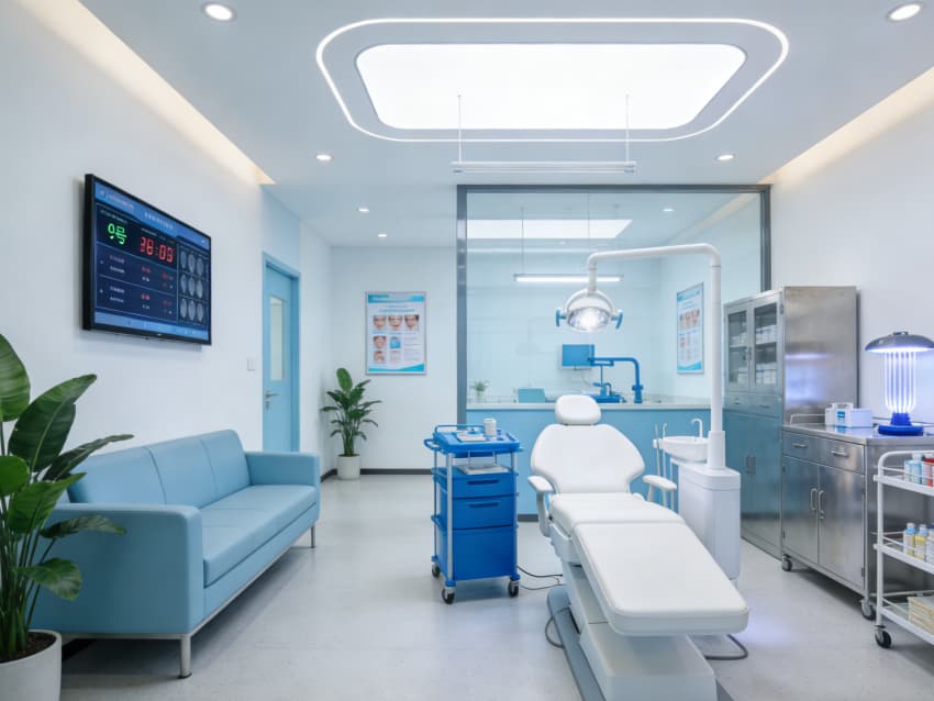 蚌埠醫(yī)院設(shè)計(jì)：1200平口腔醫(yī)院設(shè)計(jì)方案分享