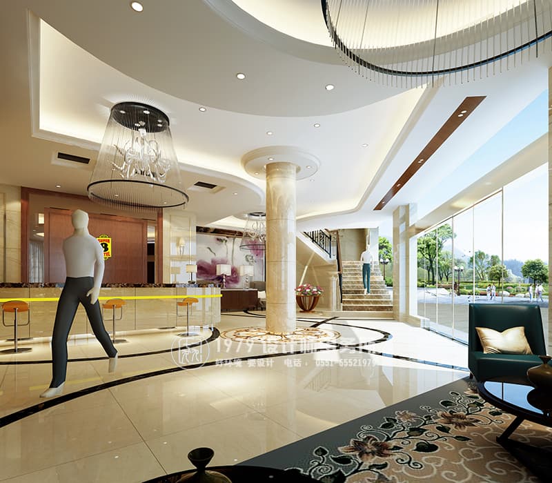 合肥裝修公司合肥一九七九建筑藝術設計打造的酒店裝修效果圖