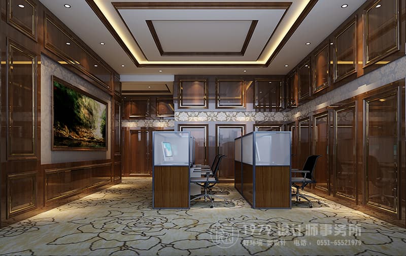 電力公司部門辦公室裝修設計效果圖