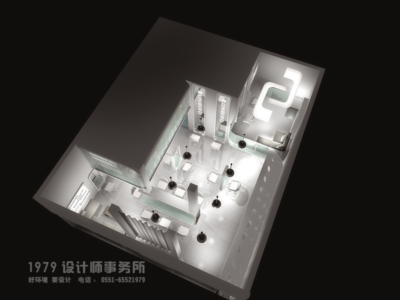 淮海路太陽(yáng)鳥(niǎo)理發(fā)店裝修設(shè)計(jì)俯覽圖