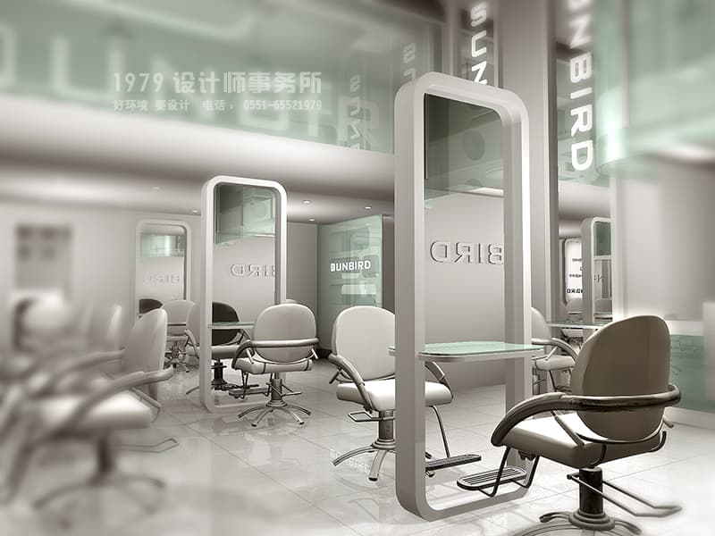 理發(fā)店鏡面裝修設(shè)計(jì)效果圖