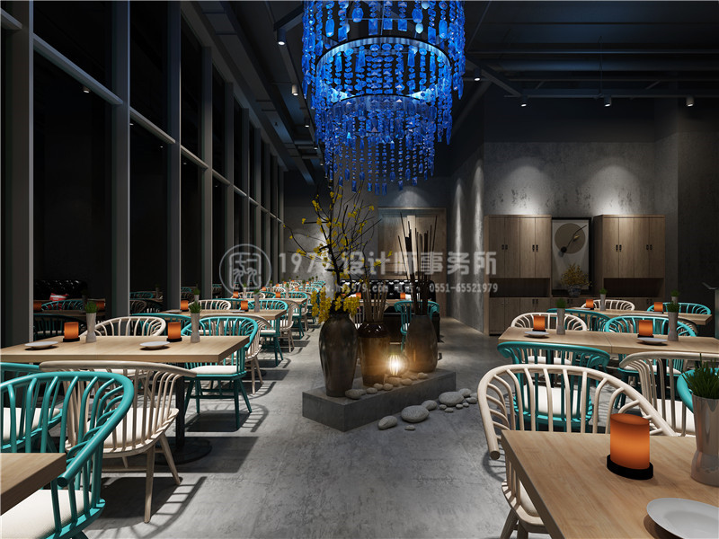 現(xiàn)代餐廳設(shè)計效果