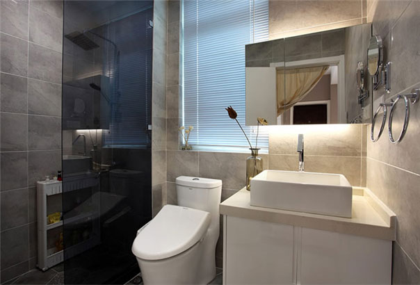 公寓式酒店衛(wèi)生間設(shè)計(jì)裝修效果圖片二